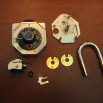 Combination Locking Mechanism Dismantled